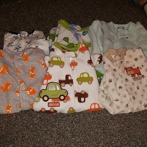 6 piece newborn pajamas